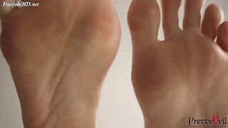 Sweet Long Toes Does Amazing Footjob - Prettyevil Footjob