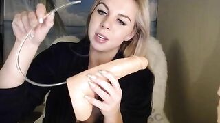 Tripledbabe sissy training 2 learning about dildos