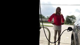 CD Gurl at the Gas Station 3