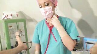 GloveMansion - Fetish Liza - Handjob in medical scrubs