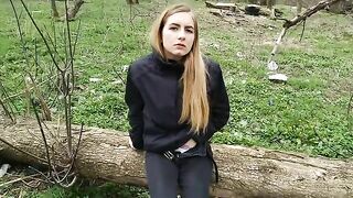 Eleo_and_Mish in 016 Eating Cookie with Sperm Public Park Deepthroat Blowjob and new Sex Toy