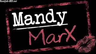 Insatiable Pantyhose Slut Mandy Marx Handjob