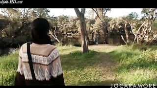 Risky outdoor handjob in local park - JocarAmore